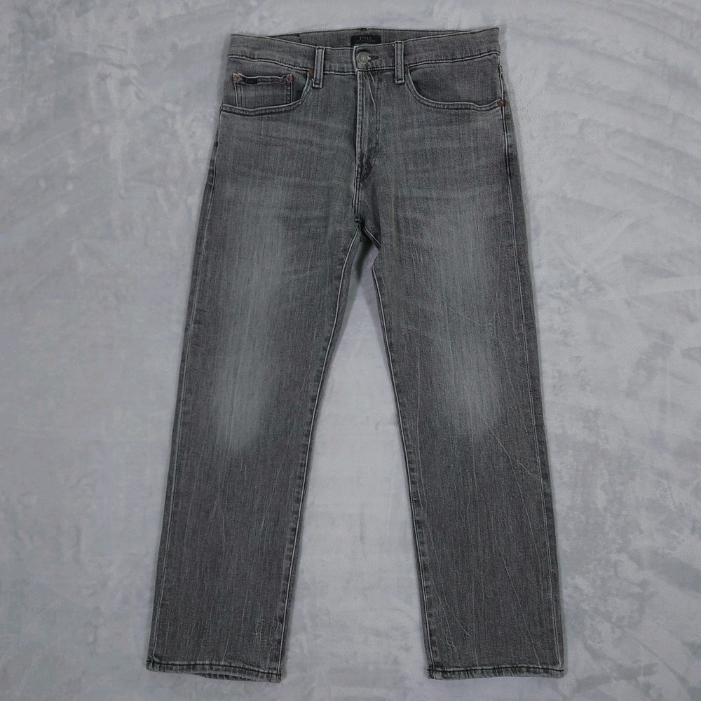 Polo Ralph Lauren Jeans Mens 31x30 (32x29) Washed Black The Classic Fit Straight